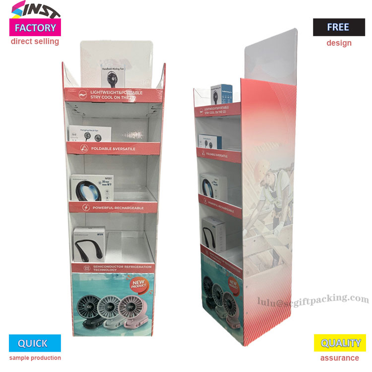 كيف تجعل المروحة الكهربائية الخاصة بك بارزة على حامل عرض الورق المقوى للمروحة الكهربائية؟