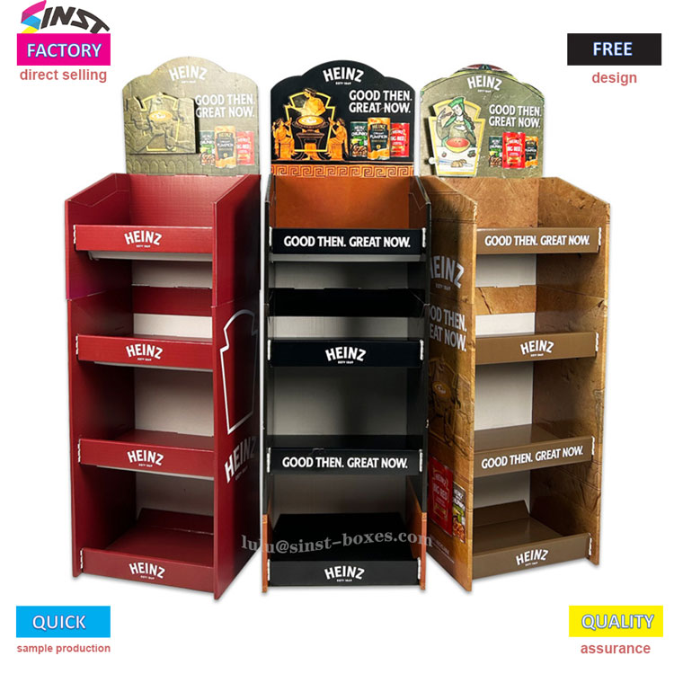 هل عرض الصلصة فوضوي وغير فعال؟ يساعدك رف عرض صلصة الطماطم متعدد الطبقات على 